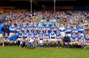 The Laois Under 21 squad before the Cadbury All-Ireland U21 Football Final against Cork