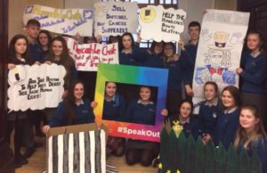 Members of the Heywood CS group at the Young Social Innovators event