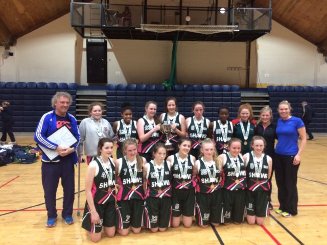 The Scoil Chríost Rí team who won the All-Ireland U-15 basketball title today