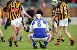 John O'Loughlin ponders after Laois lost to Kilkenny in the Leinster MHC semi-final at Dr. Cullen Park in 2007
