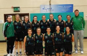 Jack Scully with The Portlaoise Panthers Division 2 team that beat Clonaslee in the Top 4 final last year