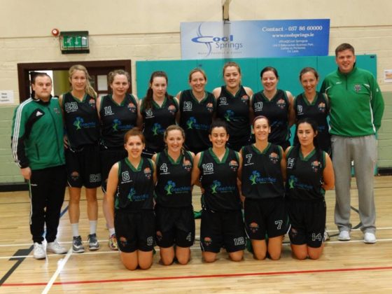 Jack Scully with The Portlaoise Panthers Division 2 team that beat Clonaslee in the Top 4 final last year