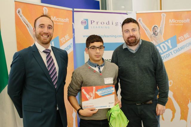Knockbeg student Oisin Chelmiah was named Irish Champion for Microsoft Office PowerPoint last month