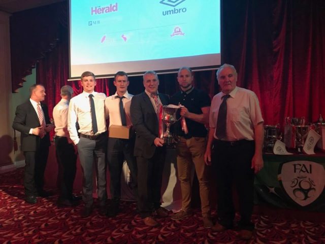 Raheen FC pictured at the CCFL Awards night