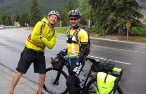 John Bolton, pictured on his bike before setting off on his journey