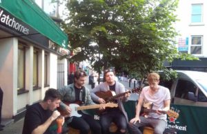 Fallen Lights performing at Sally's Portlaoise for mental health awareness