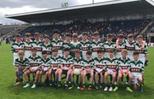 The Portlaoise team who contested the Division 1 All-Ireland Feile football final yesterday