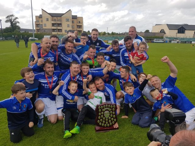 O'Moore FC celebrate LFA Junior Shield success