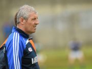Laois manager Tomas O'Flaharta against Wicklow in 2014 in Aughrim