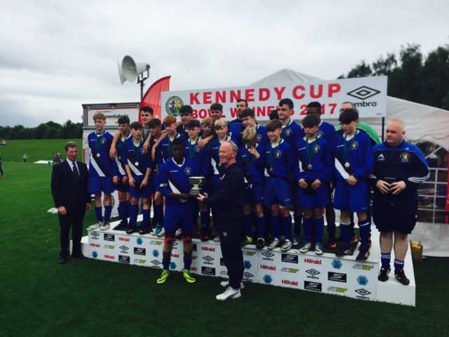 The Midlands Schoolboys League who won the Kennedy Cup Bowl this afternoon