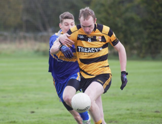 Robbie Dowling was in fine form for The Heath last night in their win over Arles-Killeen