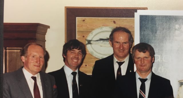 IMG_2608 The late Georgie Leahy pictured with Ollie Bynre, Seán Ramsbottom and Michael Carroll