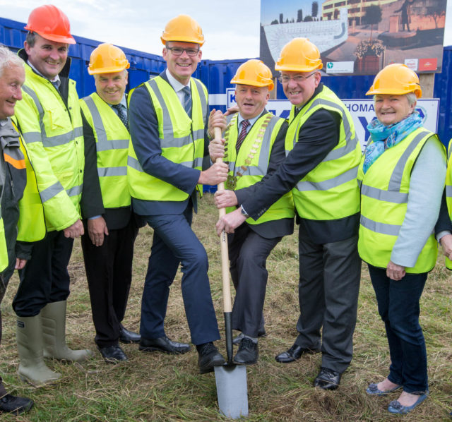 LCC Conniberry Way sod turning 01