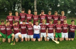 The Ballinakill-Park-Ratheniska Gaels team who beat Clough-Ballacolla in the Minor B Hurling league final
