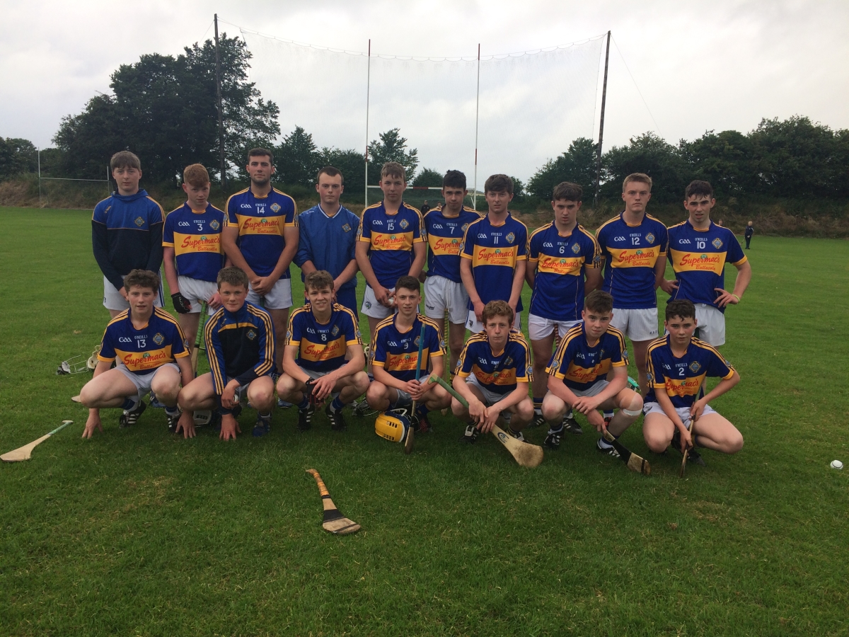 The Clough-Ballacolla team who lost out tonight