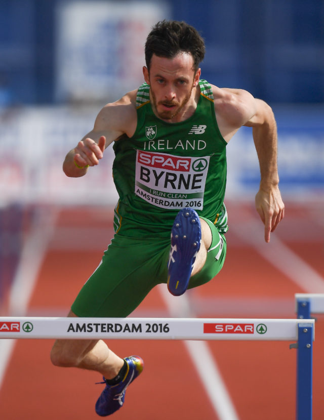 St Abbans hurdler Paul Byrne smashed his own personal best at the weekend