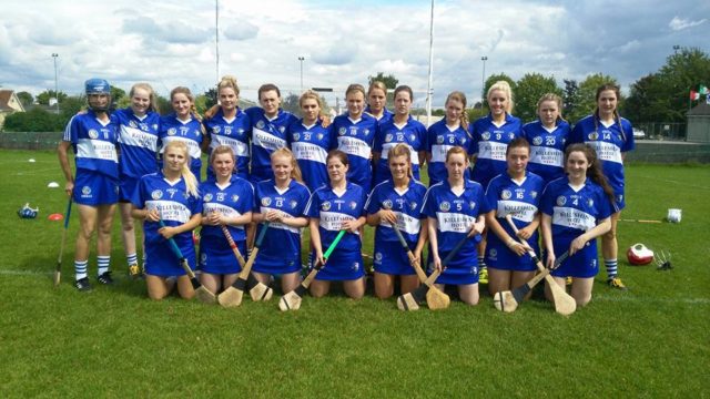 The Laois camogie team who took on Cork today