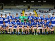 The Laois U-17 team who played Dublin in O Moore Park tonight