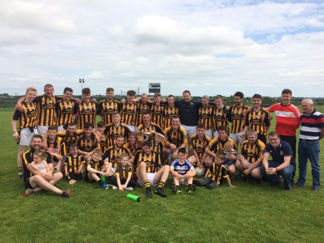 The Camross team who were crowned ACFL Division 5 champions in Mountmellick this morning