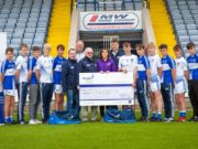 Members of the Laois GAA Talent Academy with People First Credit Union who will sponsor them for another year