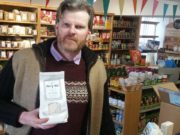 Kevin Scully with his Merry Mill products
