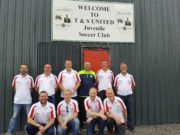 Members of T&S United pictured at the Family Fun Day