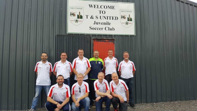 Members of T&S United pictured at the Family Fun Day