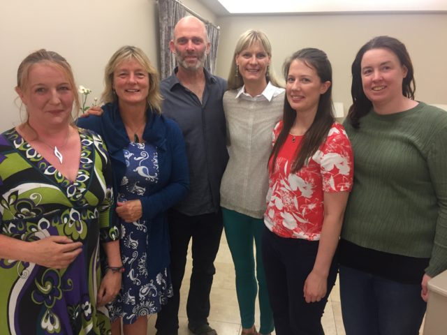 Olwyn O'Malley, Senator Grace O'Sullivan, Pat Malone, Pippa Hackett, Louise Heavin and Meabh Cody