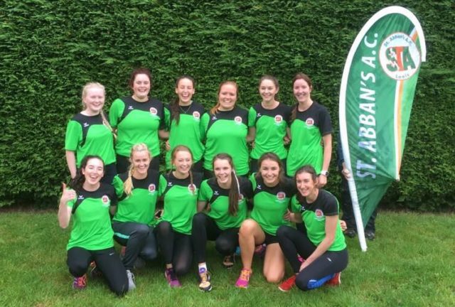 The St Abbans womens team who who at the weekend