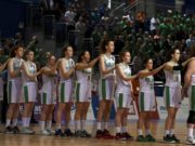 The Ireland U-18 team who beat Great Britain in the European Basketball championships