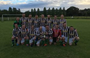 The Rosenallis AFC team who won the Over-35s league recently