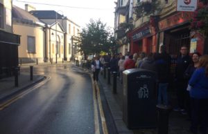 Early morning queue in Portlaoise for Electric Picnic 2018 tickets
