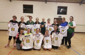 Members of the Mountrath Gaelic for Mothers and Others team on their last session before the All-Ireland final