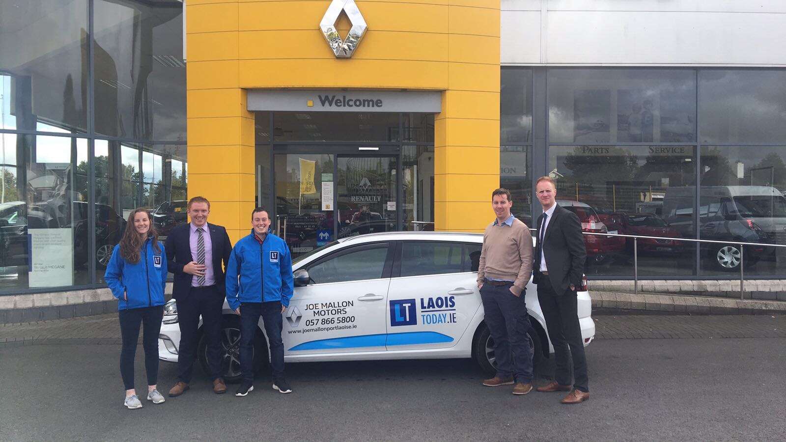 LaoisToday come on board as Brand Ambassadors for Joe Mallon Motors Portlaoise