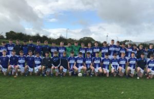 The Laois U-16 team who lost to Offaly yesterday in the Fr Manning Cup