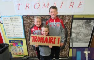 Ronan Kavanagh's two sons and daughter are ready to cheer on their dad when Trumera face Rathdowney-Errill on Sunday