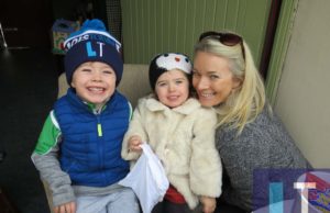 All smiles at the Portlaoise Christmas Market today
