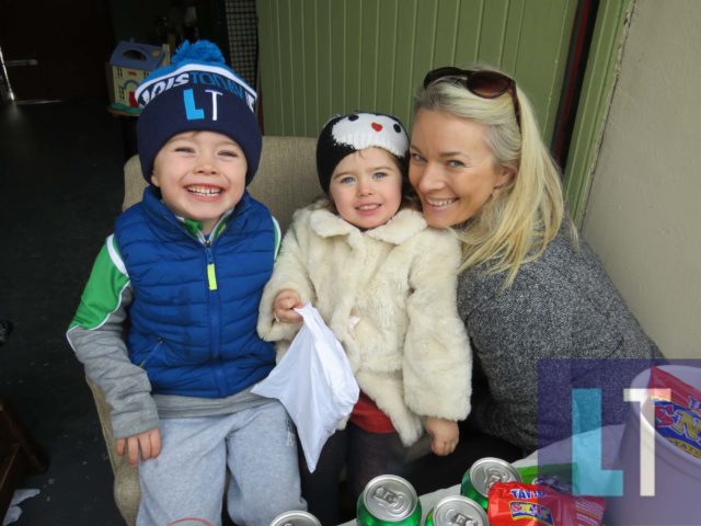 All smiles at the Portlaoise Christmas Market today