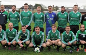 The Portlaoise Shamrocks team who defeated Abbeyleix this morning. One of a number of clubs in action