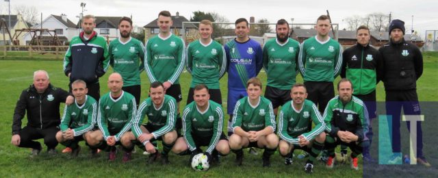 The Portlaoise Shamrocks team who defeated Abbeyleix this morning. One of a number of clubs in action