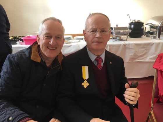 Kyrle Delaney has been honoured with a medal from Pope Francis