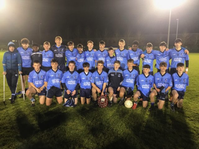 Ballyroan-Abbey were crowned U-15 Cross Border Floodlit champions on Friday night