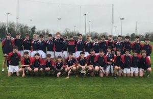 The Mountrath CS team who lost to Colaiste Eoin today