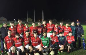 The Clonmore team who defeated Na Fianna Óg to claim the U-15 B championship last night