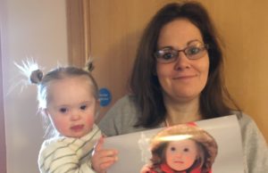 Saoirse Lewis, with her mum Ailish, is the cover girl on this year's Down Syndrome Centre "I'm Able 2" calendar for 2018