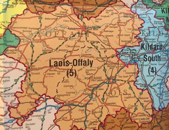 The new recommended Laois-Offaly constituency sees Portarlington, Killenard and Ballybrittas moved into Kildare South