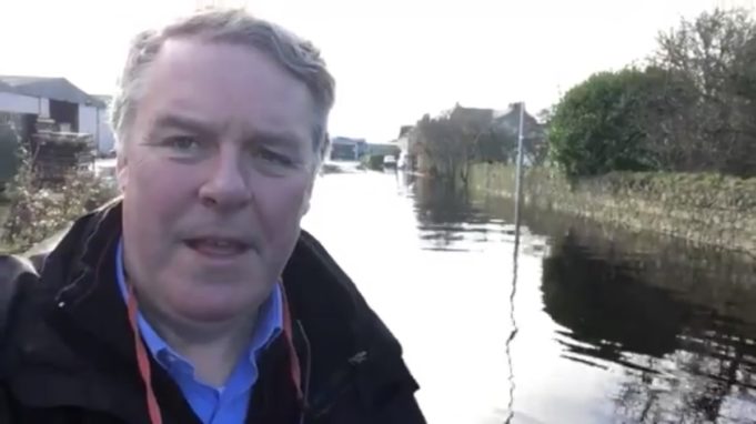 Portarlington is under siege from the River Barrow