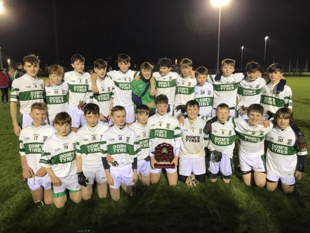 The Portlaoise U-13 football team who won the championship