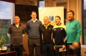 Portlaoise CBS and Portlaoise College teamed up to win the golf title