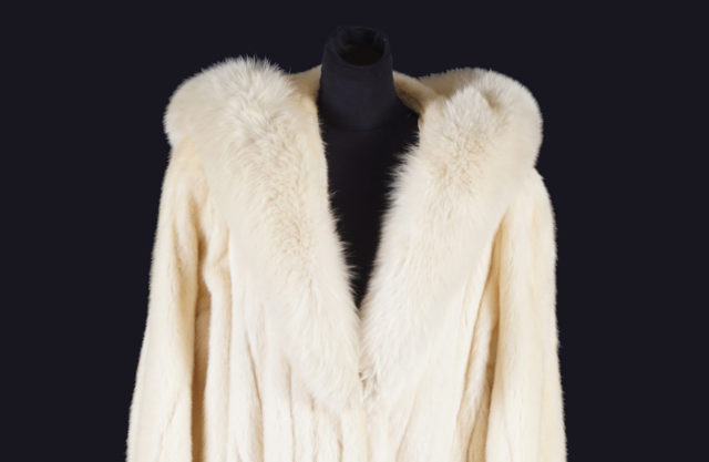 A Maureen O'Hara fur coat is being asked to be donated to PETA